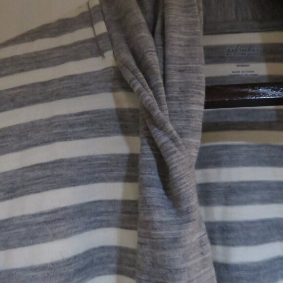 ICEBREAKER 100% Wool Villa Wrap Open Front Cardigan Metro Snow Stripe Outdoor S - Picture 4 of 11